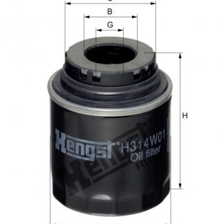 Фильтр масляный VAG / HENGST