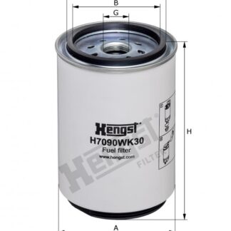 Фильтр топливный DAF/MAN/SC / Hengst