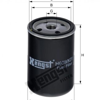 Фильтр топливный Omn Iveco/MAN G10.136 Hengst