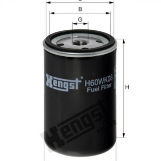 Фильтр топливный Sc/Vo/RVI Hengst