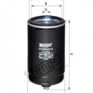 Фильтр топливный со сливом Iveco/Man  Hengst