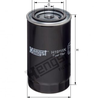 Фильтр топливный DAF 65CF/LF45/LF55/CF65 Hengst