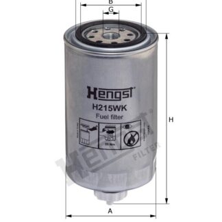 Фильтр топливный сепаратора IVECO Stralis Hengst (KC214)