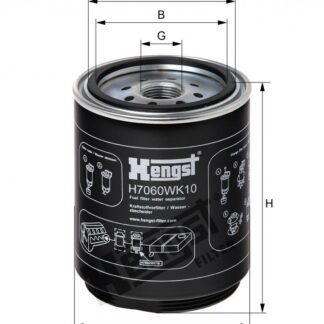 Фильтр топливный сепаратор DAF/MAN/SC Hengst