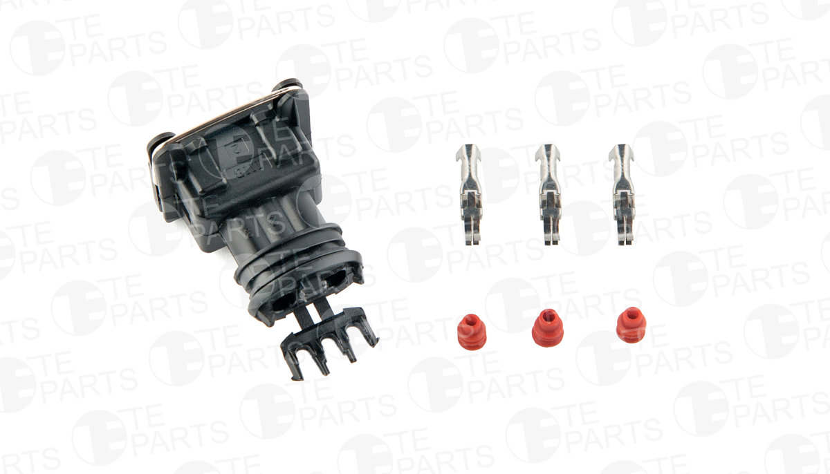Разъём 3х контактный(комплектация 3-pin, 3 уплотнения) / TE PARTS