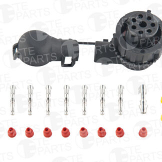 Разъём угловой 8 контактов байонет (нового образца)6+1 pin / TE PARTS