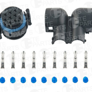 Разъём угловой 10 контактный,(комплектация 8-pin) / TE PARTS