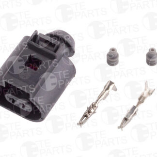 Разъем (2-pin) мама (комплектация 2-pin, 2 уплотнения) / TE PARTS