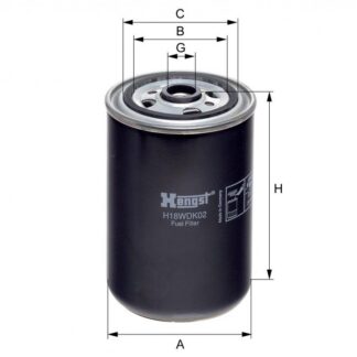 Фильтр топливный RVI/VO Hengst