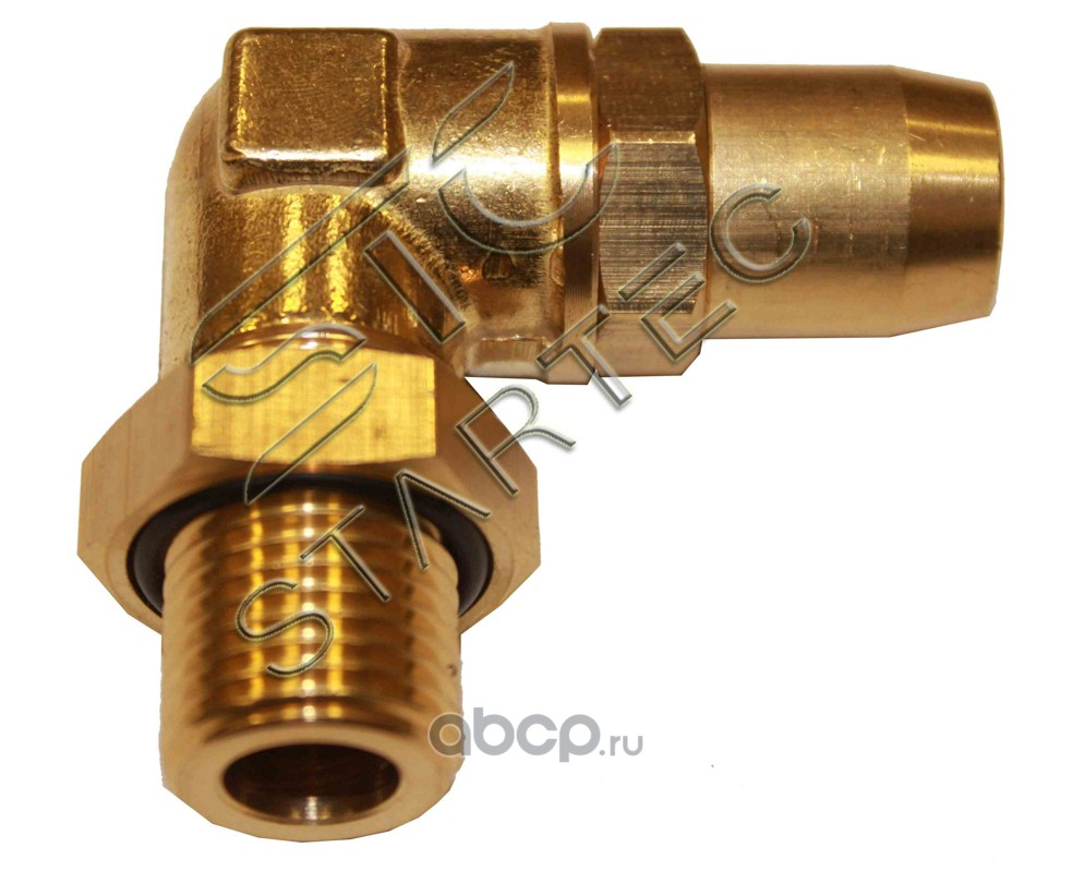 Фитинг угловой м10х1 D=15х1.5 STARTEC