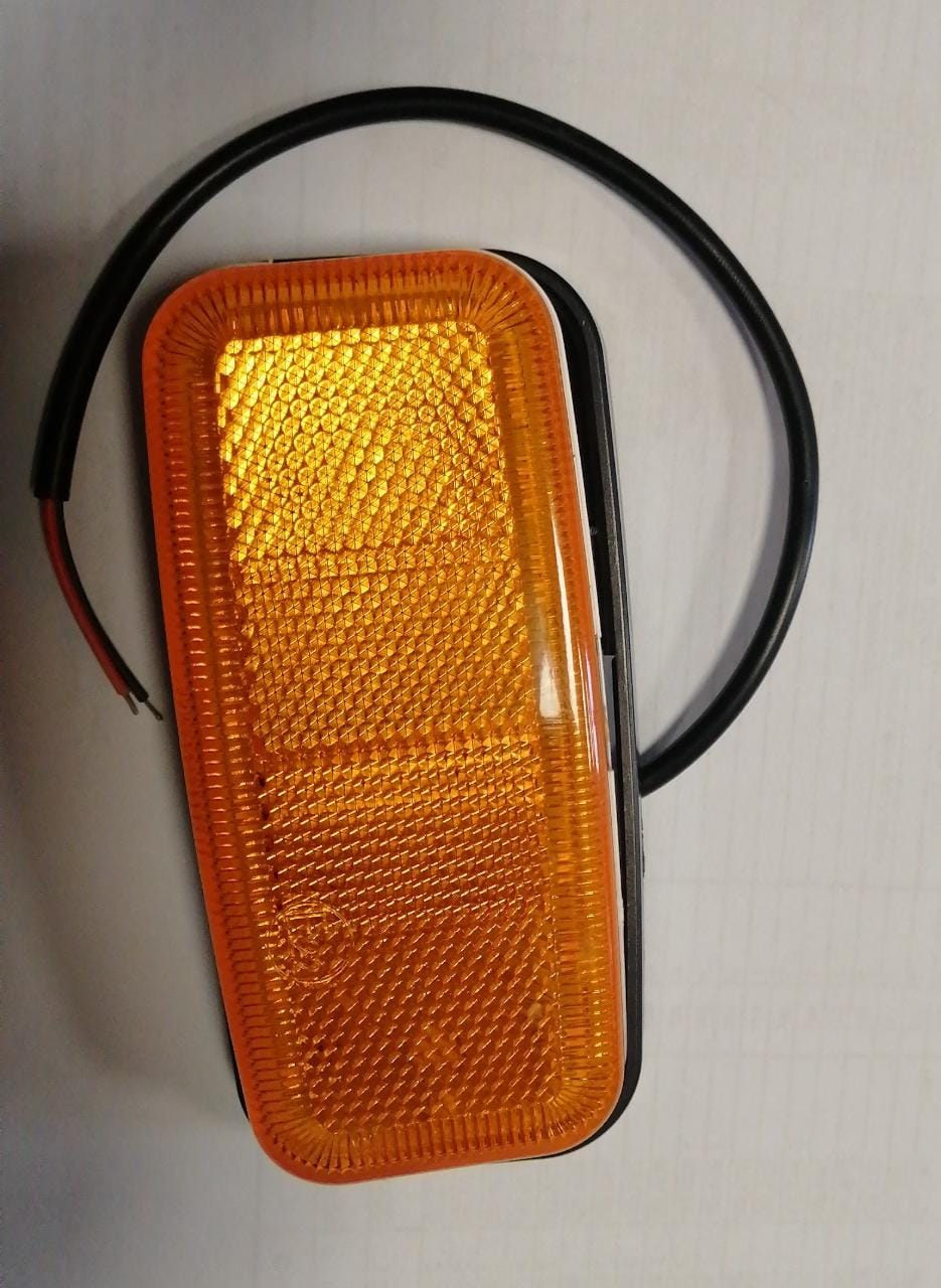 Указатель габарита маркерный с проводом Желтый, 24 диод